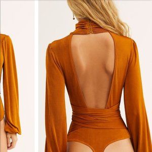 NWT Free People Bring it Back Bodysuit Size Small